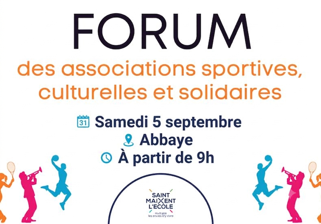 Venez nous rencontrer au forum des associations !